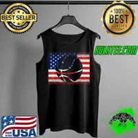 Vintage Basketball Sport American Flag July 4th Women Men T-Shirt Tank Top