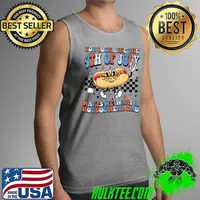 You Look Like 4th Of July Makes Me Want A Hot Dog Real Bad Premium T-Shirt Tank Top
