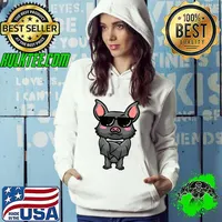 Bat Kawaii Animal With Sunglasses Emoticon Bat T-Shirt Hoodie