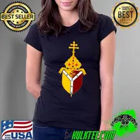 Coat Of Arms Of The Roman Catholic Archdiocese of Birmingham T-Shirt Ladies Tee