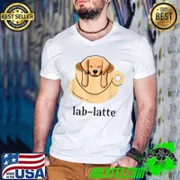 Dog Labrador Dad Coffee T-Shirt