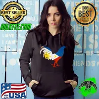 Philippines Gamefowl Filipino Flag Gallegos Rooster T-Shirt Hoodie