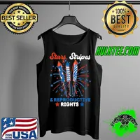 Stars Stripes Reproductive Rights Feminist Feminism Fireworks T-Shirt Tank Top