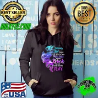 The good girl in me got tired of the bullshit skull rose s Hoodie