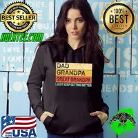 Fathers day gifts for husband from grandkids dad grandpa great grandpa classic s Hoodie