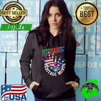 Hispanic Countries Flags Handprint Hispanic Heritage Month T-Shirt Hoodie