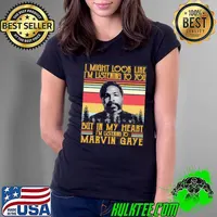 I might look like I'm listening to you but in my head I'm listening to marvin gaye trending classic s Ladies Tee