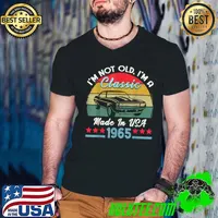 I'm Not Old I'm A Made In Usa 1965 Vintage Sunset Car T-Shirt