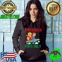 Kindergarten Vibes Only 1st Day Of School Boy And Girl Pencil T-Shirt Hoodie