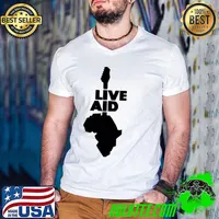 Live aid '85 logo classic shirt