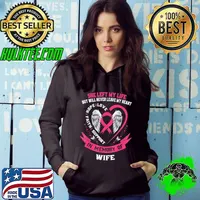 Loss of wife gifts husband breast cancer awareness memorial classic s Hoodie