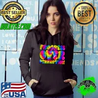 Progress Over Perprotiopn Groovy Teacher Inspirational Tie Dye Back To School T-Shirt Hoodie