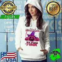 Pumpkin in october we wear pink breast cancer awareness classic s Hoodie