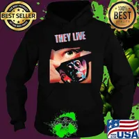 They Live 1988 Glasses Skull Poster Movie Shirt Hoodie