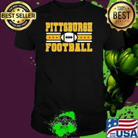 Vintage Pittsburgh Retro Steelers Football Team Goalline Sport Lover T-shirt