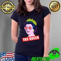 Yas queen elizabeth iI sunglasses her royal highness queen of england clasisc s Ladies Tee