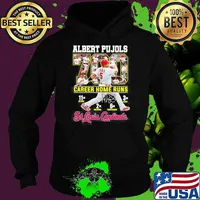 Albert Pujols Career Home Runs St. Louis Cardinals Shirt Hoodie