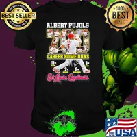 Albert Pujols Career Home Runs St. Louis Cardinals Shirt