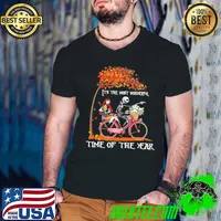 Autumn is the most wonderful time of the year Jack sally zero halloween scary pumpkin head classic shirt
