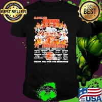 Cleveland Browns 76th anniversary Thank You For The Memories Shirt