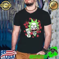 Jokker rick sanchez morty card rick and morty shirt