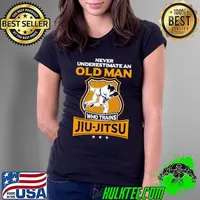 Never underestimate an old man who trains jiu jitsu classic s Ladies Tee