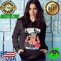 Red white booze Donald Trump 4th of july merica Trump classic s Hoodie