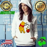 The lazy way to anthropomorphic winnie the pooh happy vintage retro classic s Hoodie
