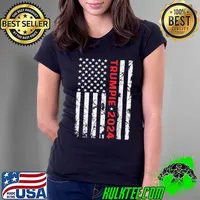 Trumpie 2024 Anti Biden Vintage Usa Flag America Vote T-Shirt Ladies Tee