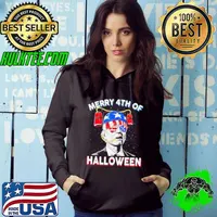 Biden drink beer 4th of july merry 4th of halloween Joe Biden halloween t retro art s Hoodie