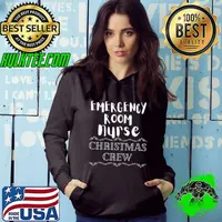 Emergency room nurse christmas crew er nurses hospital staff nurse christmas s Hoodie