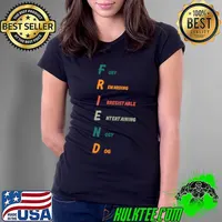 Friend fury rewarding irresist able entertaining nosy dog retro color T-Shirt Ladies Tee