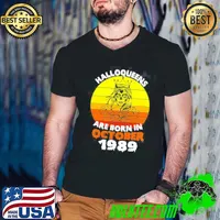 Halloqueens are born in october 1989 trending shirt