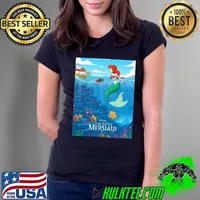 Little mermaid home of the alternative movie poster s Ladies Tee
