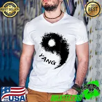 Asia Kawaii Asian Japanese Yang Symbol Energy Balance Yoga T-Shirt