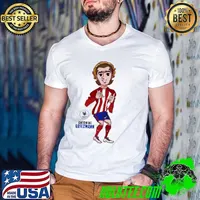 Funny chibI antoine griezmann love Football classic shirt