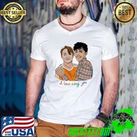 I love liking you heartstopper lgbtq colored shirt