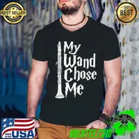 My Wand Chose Me Clarinet Player Clarinetist Music Lover T-Shirt