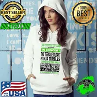 Present In Concert The Teenage Mutant Ninja Turtles Coming Out Of Their Shells Tour T-Shirt Hoodie