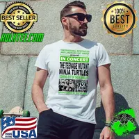 Present In Concert The Teenage Mutant Ninja Turtles Coming Out Of Their Shells Tour T-Shirt Unisex