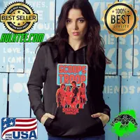 Stranger things scoops troop portrait red art s Hoodie