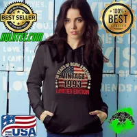 30 Years Of Being Awesome Vintage 1993 Limited Edition 30 Year Old Gifts January 1993 American Flag 30th Birthday T-Shirt Hoodie