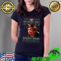 Aunt Bethany Oh Dear Did I Break Wind Christmas Movie T-Shirt Ladies Tee