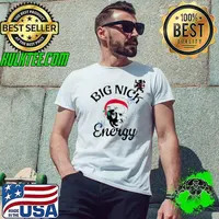 Big Nick Energy Joe Biden Santa Ugly Christmas T-Shirt Unisex