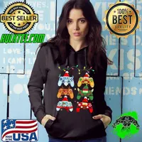 Christmas Santa Elf Gaming Controllers Snowman Elf Santa Reindeer T-Shirt Hoodie