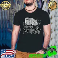 ER Nurse Emergency Room Nursing Nurse Hospital Heartbeat T-Shirt