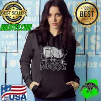 ER Nurse Emergency Room Nursing Nurse Hospital Heartbeat T-Shirt Hoodie