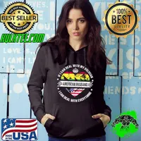 If I Can Deal With My Bolivian American Husband Heritage Month Patriot Flags Heart T-Shirt Hoodie
