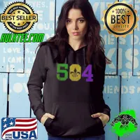 Mardi Gras 504 Nola New Orleans Louisiana La 2023 T-Shirt Hoodie