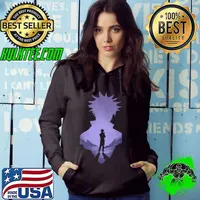 Silhouette jujutsu megumI fushiguro jujutsu kaisen anime art s Hoodie